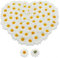 parallelower 100 Stück Kunstblumen Gänseblümchen Weiße 4cm Seide Gänseblümchen Blütenköpfe Daisy Deko Blütenköpfe für Hochzeit Feste Party DIY Scrapbook Girlande