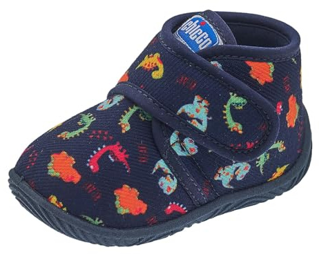 Chicco, Hausschuhe für Jungen, Perfekt für Zuhause und den Kindergarten, Bequem, Flexibel, Atmungsaktiv und Leicht, Jungenschuhe, Bunt, Entworfen in Italien