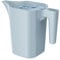 PECZEKO Regadera de 1,8 litros para casa y jardín, de plástico resistente, regadera para fácil riego de flores, plantas y plantas de interior, 1 juego (1 paquete), color gris
