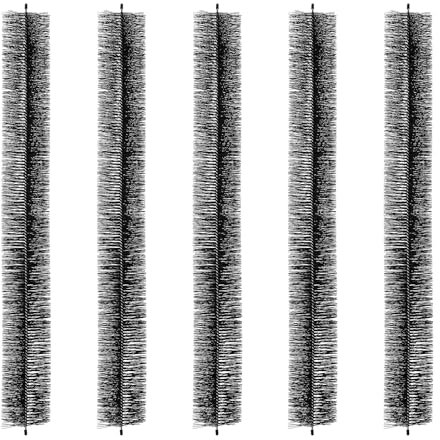 VEVOR Dachrinnenbürste, 4,6 m Gesamtlänge, φ110 mm, Dachrinnenreinigungswerkzeug