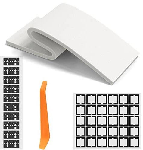 RUNJRX KEYBOARD Poron Switch Pads, YM40-Sponge 10mm thick Sound Dampening Foam,Eva Keyboard PCB Modular Foam, Keyboard Foam Kit for Gaming Keyboard