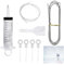 Fridge Drain Hole Cleaning Tool, 8PCS Fridge Cleaner Reusable Fridge Cleaning Syringe Kit Drain Pipe Cleaning Brush Fridge Syringe Cleaner for Refrigerator Cleaning Kitchen Drain Hole Remover