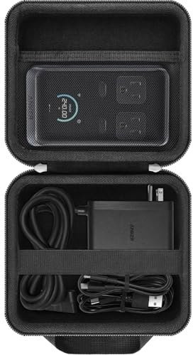 co2CREA Storage Travel Hard Case for Anker Prime 160W 14-Port Docking Station/Anker Prime 240W 8-in-1 Charging Station,Organizer Bag for Adapter and Other Accessories(Case only)