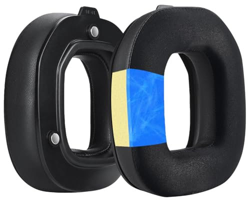 Almohadillas de Repuesto para Logitech G Astro A50 Gen 4 Auriculares de MMOBIEL - Gel Refrigerante Almohadilla Auriculares - Cascos Cojines – Negro