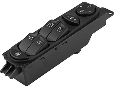 MotorMinds Fensterheberschalter, Auto Fenster Schalter A6395451313 Schalttafel Spiegel Fenster Master Fensterheberschalter für Mercedes Benz Viano Vito W639 A6395451313