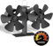JossaColar Log Burner Silent 12-Blade Fan for Wood Burning Stove | Heat Powered Woodburner Stove Fan for Fireplace