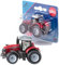 siku 1108, Massey-Ferguson, Tracteur jouet pour enfants, Métal/plastique, Rouge, Capote amovible, Attelage de remorque