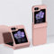 JIASHM Custodia protettiva opaca sottile di lusso per Samsung Galaxy Z Flip 6 5 4 3 Custodia antiurto resistente per Samsung Z Flip6 (per Samsung Z Flip 4/rosa)