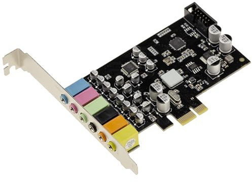 KALEA-INFORMATIQUE Carte Son PCIe 5.1 CMedia CM6212 | Carte son PCIe 5.1 à six canaux avec chipset C-Media CM6212 et équerres Low Profile et Full Height.