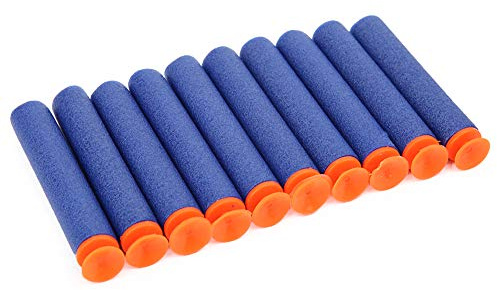 Tbest 7.2Cm Eva Foam Soft Shot Sucker Hollow Round Five Hole Head Toy Accessory For Kids Adults Lightweight Safe (suction cup head)