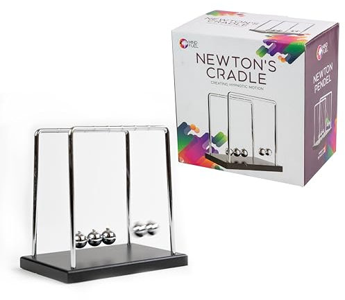 Funtime Gifts Newton's Cradle - Executive Desk Toy Demonstrating Physics Principles