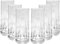 Puschkin Vodka Longdrink Glas Gläser-Set - 6x Gläser 2/4cl geeicht