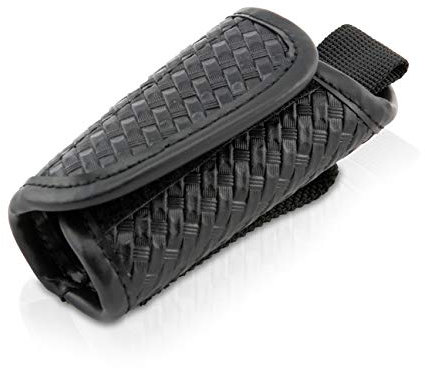 TECH118 Silent Police Duty Belt Key Holder - Basketweave Key Holder in Schwarz mit Synthetischem Material