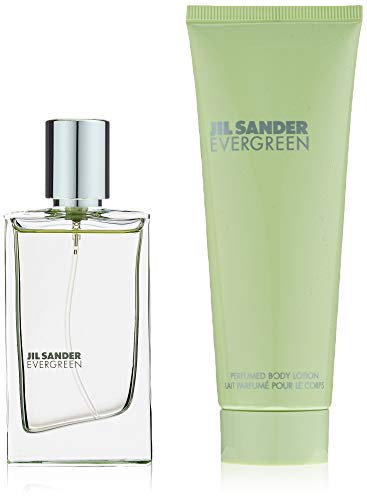 Jil Sander Evergreen Geschenkset (Eau de Toilette Spray, Body Lotion), 105 milliliters