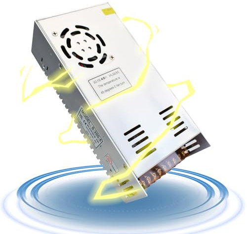 Baiyouli 5V 60A Fuente de Alimentación Conmutada AC 110/220V a DC 5V 60A 300W Transformador Convertidor para Pantalla LED