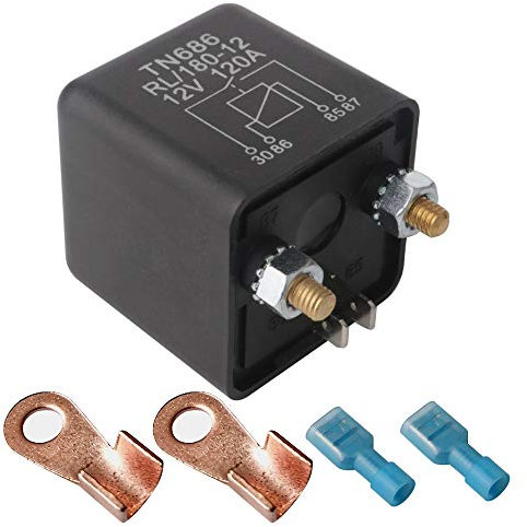 Gebildet 1Stück RL/180-12 Batterie Trennrelais Relais, 4-Polig 12VDC/120A Spitzenlast Für Pkw LKW Kfz Auto Boot Camping Wohn, mit 2Pin Footprint + 2Anschluss