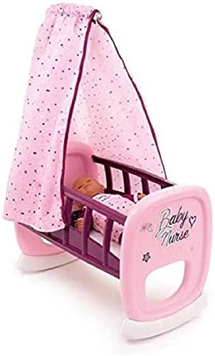 Smoby - Baby Nurse Puppenwiege mit Himmel