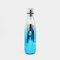 JIUJ Sport Wasserflasche Cola Flasche Outdoor Vakuum Edelstahl Vakuum Flasche Auslaufsicher Reise 500 ml UV Plating - White Gold Orchid
