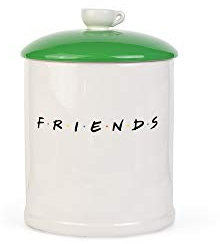 Silver Buffalo Friends Central Perk - Tarro de cerámica para galletas (tamaño grande)