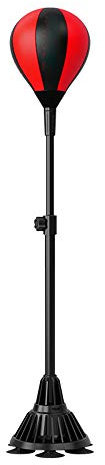 Tumbler Home Fitness Equipment Boule de Ventilation Verticale pour Adultes, réglable en Hauteur, Exercice de Fitness, Conception Portable, adapté à l'installation de Plancher intérieur-Red