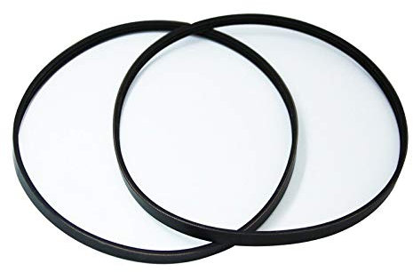 Farleshop 2pcs 3 nervuré en Caoutchouc Courroie de Remplacement 3PJ605 V-Belt for dégauchisseuse raboteuse Einhell TH-SP-204 W588 Erbauer ERB052BTE