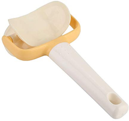 Dough Cutter Roller, Pastry Roller Cutter Plastic Pastry Rolling Cutter Circle Dumpling Wrapper Mould Pie Making Tools for Cookie, Bread, Pie Pastry Crust, Cake, Restaurant, Bakery, Party(XS)