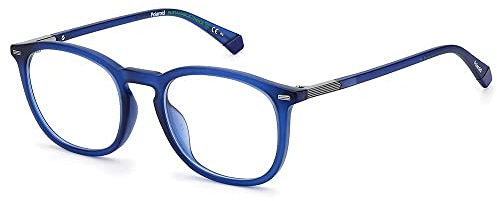 Polaroid Unisex PLD D431/f Sunglasses, IPQ/21 MTTBLU Blue, 46