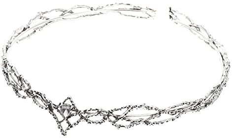 SOLUSTRE Krone Vintage Strass Diademe Krone Fee Kristall Kopfschmuck Legierung Männlich Krone Stirnband für Geburtstag Cosplay Party Prom Halloween Zubehör