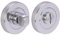 Hunta HANDLEZONE® Bathroom Toilet Door Thumbturn and Release Set - Satin Chrome