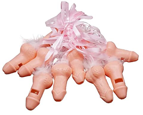 Penis Party Pfeifen | Trillerpfeife | Partypfeife Junggesellenabschied | lustige Penispfeife | Junggesellinnenabschied Accessoire | Scherzartikel JGA | Partynacht | Feiern Mädels | Spielzeug pla