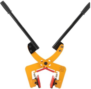 ECUTEE Bordsteinzange 280kg Versetzzange Hebezange Bordstein Steingreifer Bordsteinträger Treppenstufenzange Pflasterzange Steinklemme Zange Werkzeug Einstellbare 6-24 CM 4-6-8 Zoll