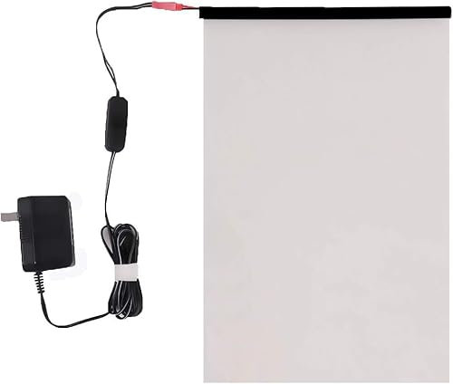 Película adhesiva inteligente conmutable PDLC electrónica Smart Tint calcomanía de vidrio para ventana de oficina en casa, 8.2 pulgadas x 11.8 pulgadas