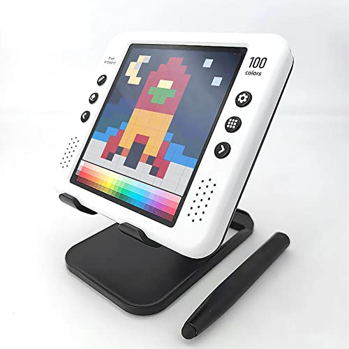 Electronic Pixel Drawing Board, Bluetooth Color Touch Screen Sketching Board, Supports Drawing, Storage, Browsing and Sharing, Can Save Up To 20,000 Pictures, Suitable for Drawing Beginners