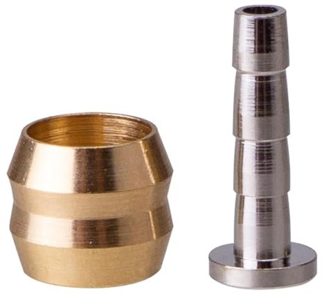 10 Set Fahrräder Bremse und Kupfer Verbindungseinsatz Set Bremsschlauch Reparaturwerkzeuge für Fahrrad Hydraulische Scheibenbremsschlauch Hydraulische Scheibenbremse Schlauchverbinder Einsatz