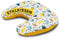 Amilian Stillkissen Klein – Lagerungskissen; Stillhörnchen – Schwangerschaftskissen für Schwangere – Babylesekissen; Seitenschläferkissen – Nursing Pillow - Dino Weltabenteuer