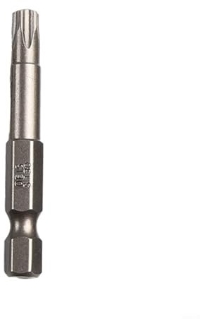 HEIBTENY Punta de destornillador Torx con estrella de cinco puntas con agujero para destornillador eléctrico, destornillador, taladro (T30)