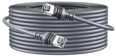Starlink Cable de repuesto Starlink Gen 3 de 75 pies, cable Starlink V3 de accionamiento estándar para Starlink impermeable Satellite Gen 3 Starlink Ethernet Cable para Gen 3, gris