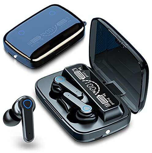 Kopfhörer Bluetooth 5.1 kompatibel für OnePlus 9/9 Pro / 9R / Nord CE/Nord N10 In-Ear TWS Ohrhörer Kabellos Wireless Headset Touch Control LED Anzeige
