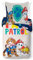 Jay Franco Nickelodeon Paw Patrol 100% Baumwolle Einzelbett-Bettbezug-Set – Chase und Skye Grau Bettwäsche Enthält Kissenbezug 80 x 80 cm