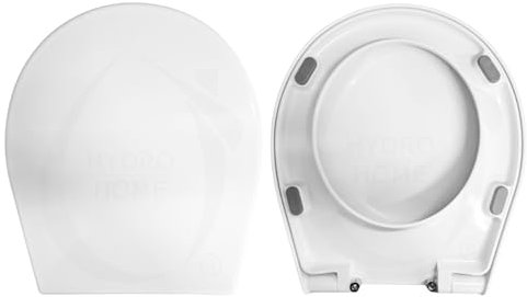 Copriwater Sedile Wc XES GALASSIA Come Originale, In Plastica Termoindurente Avvolgente,Colore Bianco MADE IN ITALY