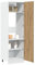 HOMTAKIE Armario para frigorífico roble Artisanal 60x57x207 cm