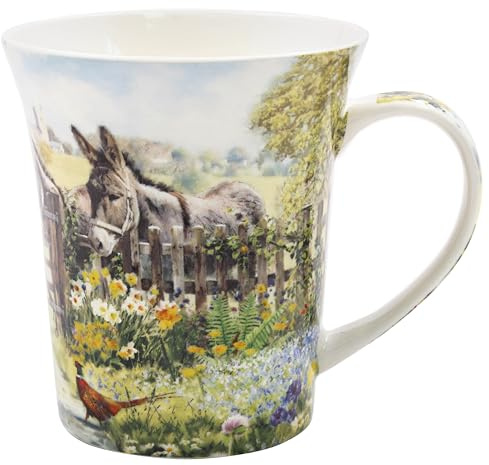 The Leonardo Collection Macneil Studios Donkey Mugs Set of 2 | Tea & Coffee, Hot Drinks, Fine China, Kitchen & Home, Reusable Ceramic