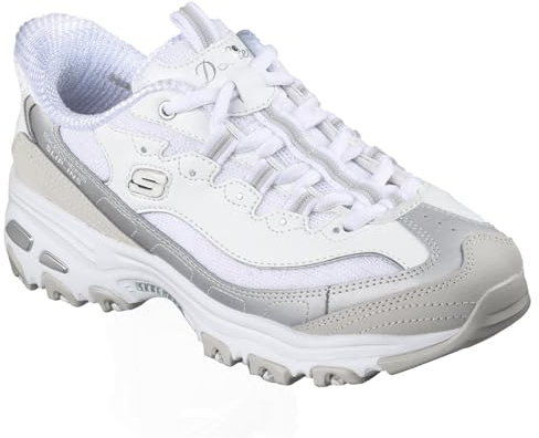 Skechers Damen D'Lites Smooth Nostalgia Slip-InTurnschuhe