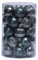FeiliandaJJ 34PCS 4CM Weihnachten Deko Matt Glänzend Kugel Boxed Christbaumkugeln für Weihnachtsbaum Party Home Hochzeit (B)