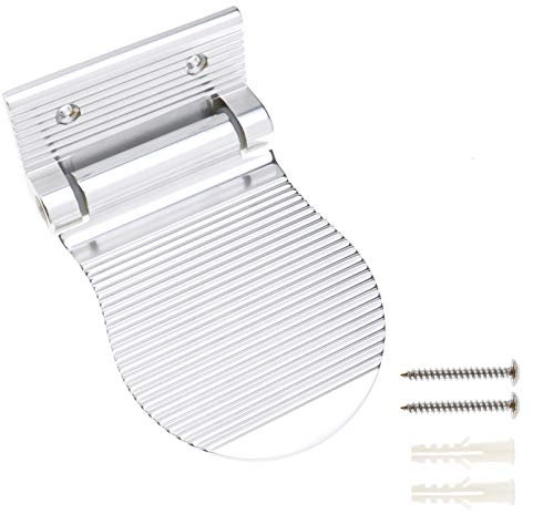 Create idea Aluminum Non-Slip Shower Foot Rest Shower Shaving Foot Rest with Fixing Screws