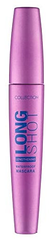 Collection Cosmetics Long Shot Lengthening Mascara, False Lash Effect, 8ml, Waterproof Black
