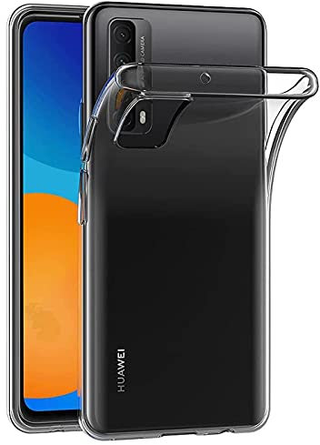 Verco Handyhülle für Huawei P Smart 2021 Case, Handy Cover für P Smart 2021 Hülle Transparent Dünn Klar Silikon, durchsichtig