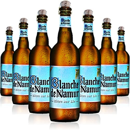 Blanche de Namur 6 Bottiglie Birra 75 cl Belgio Luppolo Malto Birra Bianca, Birra Blanche de Namur 6 Bottiglie - 4,5 Litri