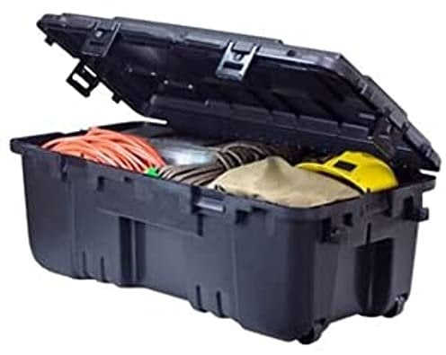 Plano Hinged Sportsman’S Trunk; Heavy-Duty Military-Grade Storage Box for Hunting, Camping, Paintball and Airsoft, Durable, Large-Capacity Gear Organizer, Black