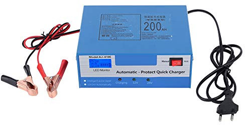 12V Batterie Ladegerät - Blei-Säure Speicherbatterie und Starter für Auto, Universell einsetzbar mit Pulsreparatur